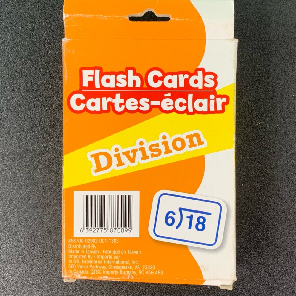 Educational Math Flash Cards Set. - Picture 14 of 16